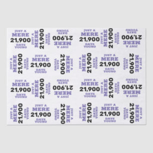 Funny Vintage Birthday Tissue Paper