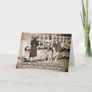 Funny Vintage Card - Elsie Isn't Like Other Girls