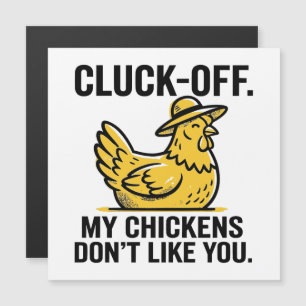 Funny Vintage Cluk Off Chicken Lover Minimalist