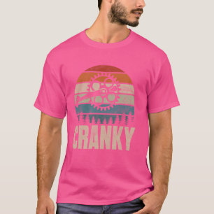 Funny Vintage Cranky Bike Bicycle Rider Cycling Lo T-Shirt