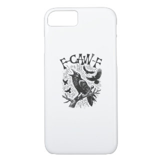 Funny Vintage Crow F-Caw-F Case-Mate iPhone Case
