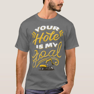 Funny Vintage Excavator Sand Digger Quote Gifts T-Shirt