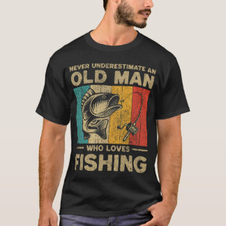 Funny Vintage Fishing Jokes Womens Mens Fisherman  T-Shirt