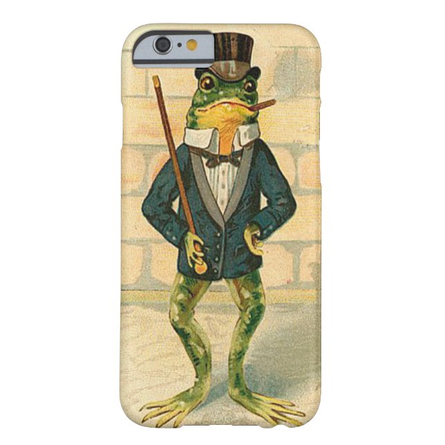 Funny Vintage Frog Case-Mate iPhone Case (Back)
