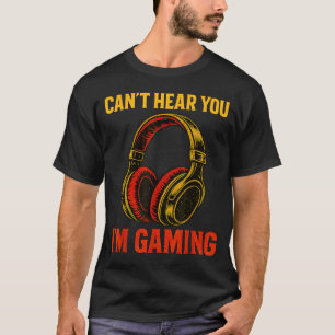 Funny Vintage Gamer Art Men Women Teen Boys Video T-Shirt