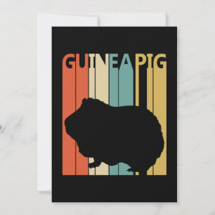 Funny Vintage Guinea Pig Thank You Card