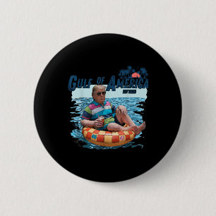 Funny Vintage Gulf Of Us America 2025 American Fla 2 Inch Round Button