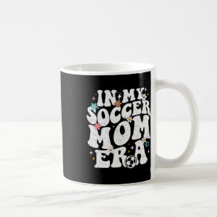 Funny Vintage In My Soccer Mom Era Footbyll Mama G Coffee Mug