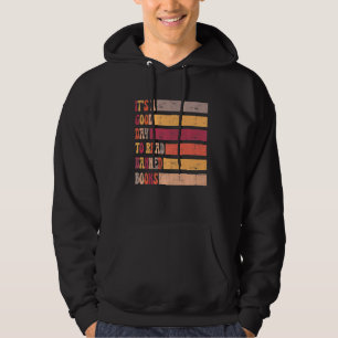 Funny Vintage It's A Good Day To Read - Banned Boo Hoodie