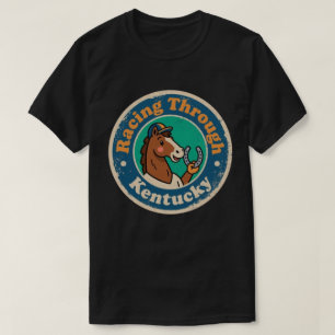 Funny Vintage Kentucky Horse Racing Retro T-Shirt