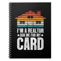 Funny Vintage Real Estate Broker Realtor Card