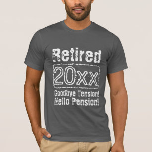 Funny vintage retirement t shirts for retired men
