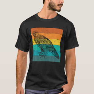 Funny Vintage Retro Cool Wild Eagle Hawk Art Desig T-Shirt