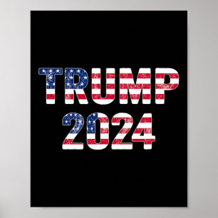 Funny Vintage Trump 2024 Election Gift Men Women Y Poster