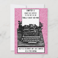 Funny Vintage Typewriter Bride Bachelorette