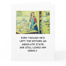 Funny Vintage unique carte de Saint Valentin