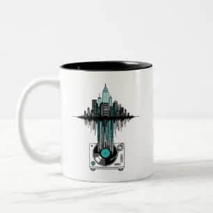 Funny Vinyl Record Collector   Music Lover Mug