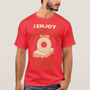 Funny Vinyl Records Collecting Collector Gift T-Shirt