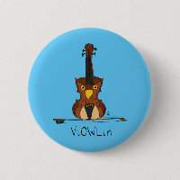 Funny Violin Cute Owl Musician Kids Music