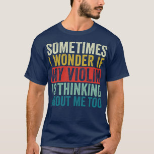 Funny Violin Retro Fiddle Violinist T-Shirt
