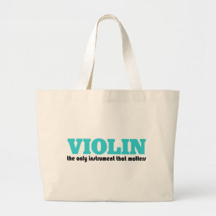 Funny Violin Tote Bag