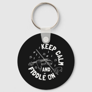 Funny Violin Violin Player Keychain