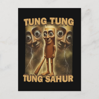 Funny Viral-Style Cartoon | Meme Aesthetic Art Postcard