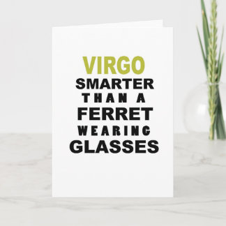 Funny Virgo Birthday Card