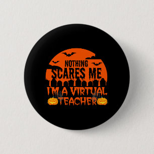Funny Virtual Teacher 2 Inch Round Button