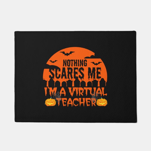 Funny Virtual Teacher Doormat (Front)