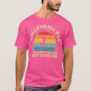 Funny Volleyball Dad Daddy For Men Volleyball Fath T-Shirt