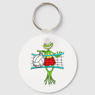 Funny Volleyball Keychain