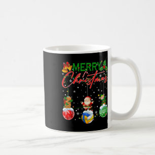Funny Volleyball Ornaments Christmas Tree Lights X Coffee Mug
