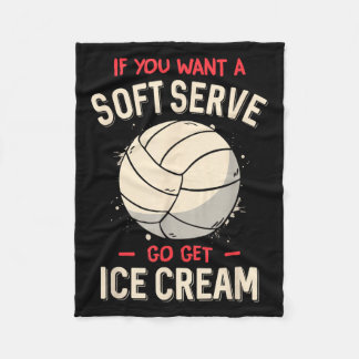 Funny Volleyball Shirt For Girls Teens Women Kids Fleece Blanket
