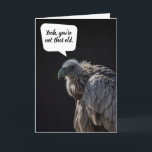 Funny Vulture Dark Humor Birthday Card<br><div class="desc">You know you're getting older when vultures are circling while you mow the grass... .a fun and (admittedly,  the bit dark) silly birthday. Make someone's special... especially when they have a kinda sick sense of humor!!</div>