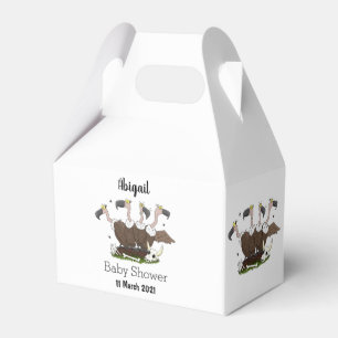 Funny vultures humour cartoon favor box