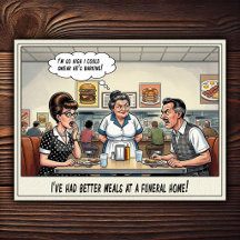 Funny Waitress Life Restaurant Humour