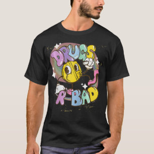 Funny Walking Pill Drugs Are Bad Zip T-Shirt