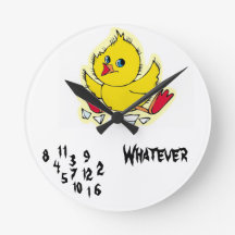 FUNNY !! WALLCLOCK-whatever!!!