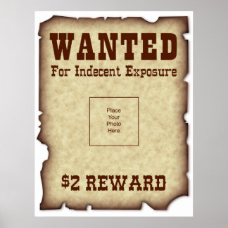Funny Wanted Poster