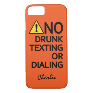 Funny Warning Custom Name & Colour phone cases
