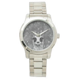 Funny Watch with Curious Llama