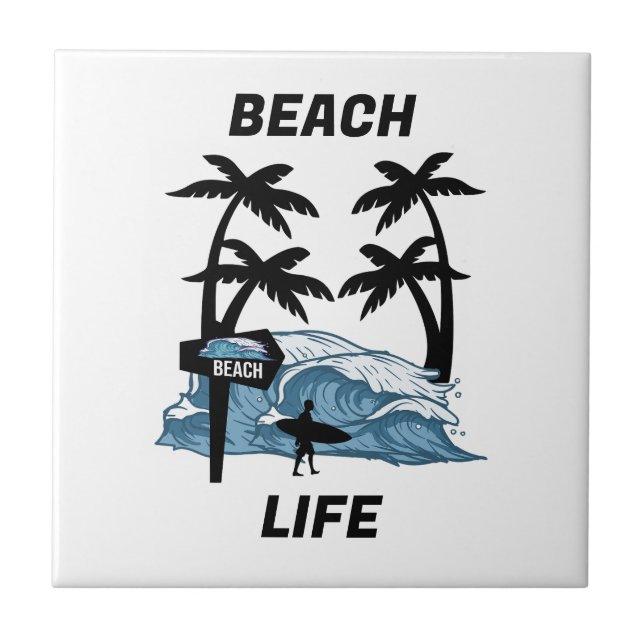 Funny Water Wave Tile (Front)