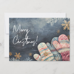 Funny Watercolor Carte de voeux de Noël
