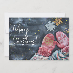 Funny Watercolor Christmas Greeting Card