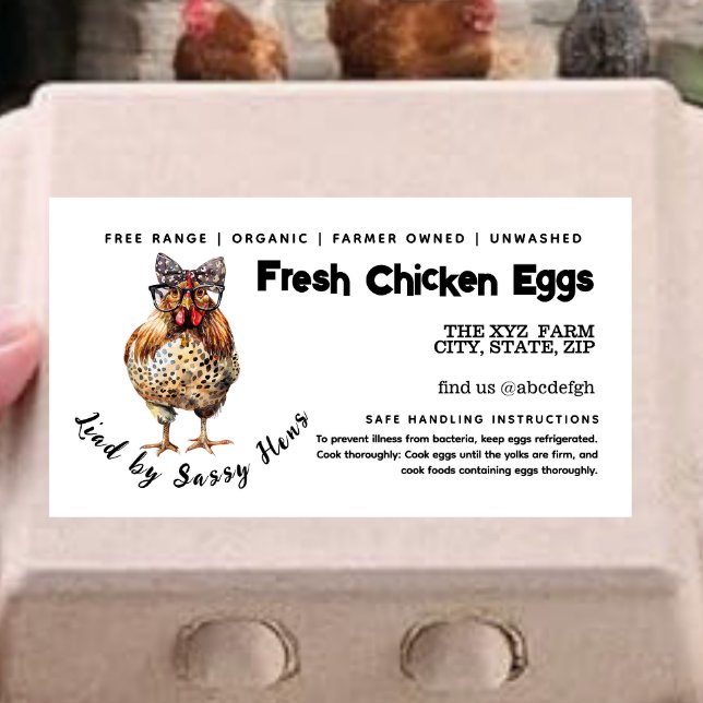 Funny Watercolor Egg Carton Label (Creator Uploaded)