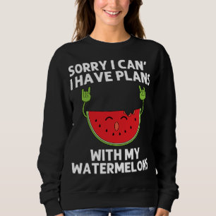 Funny Watermelon Designs For Men Women Summer Frui Sweatshirt