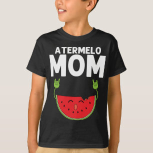 Funny Watermelon Designs For Mom Women Summer Frui T-Shirt