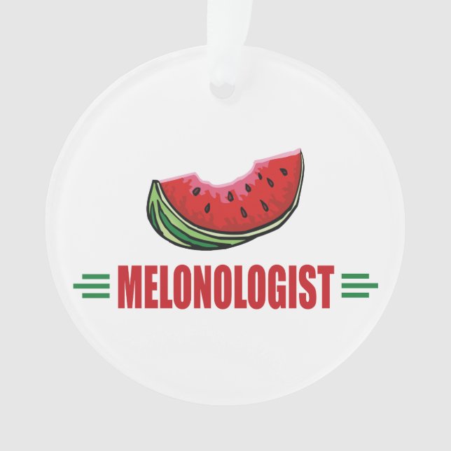 Funny Watermelon Ornament (Front)