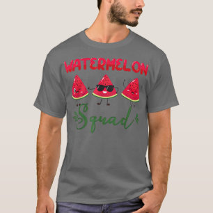 Funny Watermelon Squad Watermelons Summer Tropical T-Shirt